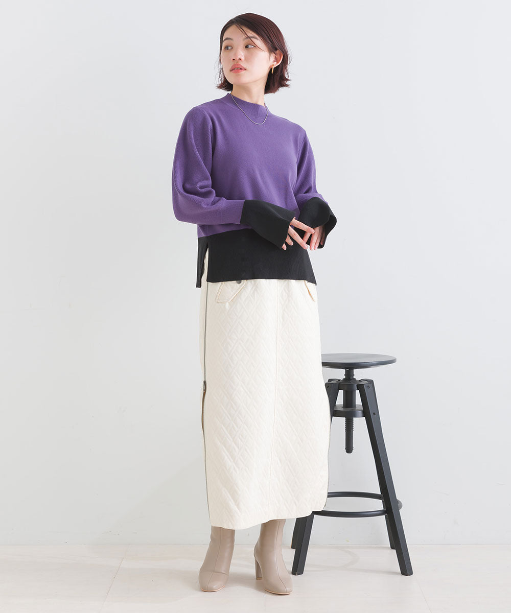 FURRY リブ切替キャンディスリーブプル