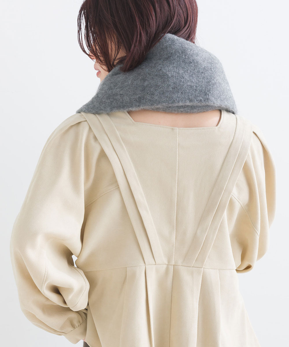 FURRY メランジモヘアマフラー
