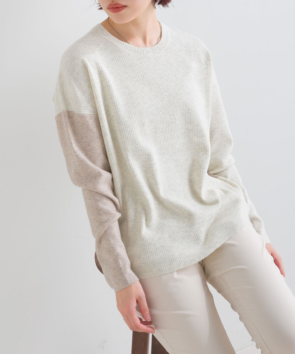 FURRY ウォッシャブルコクーン切替チュニック