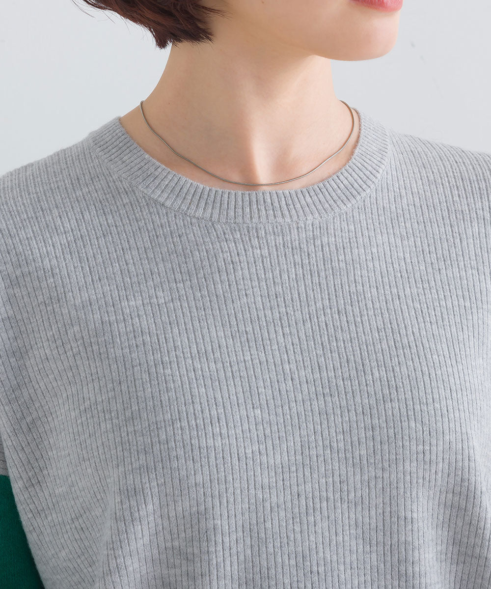 FURRY ウォッシャブルコクーン切替チュニック