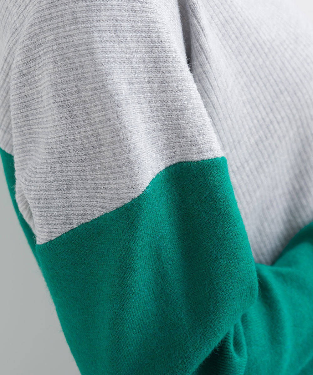 FURRY ウォッシャブルコクーン切替チュニック