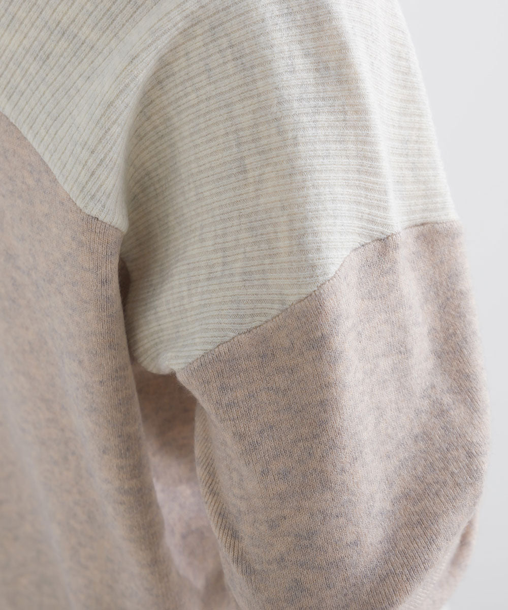 FURRY ウォッシャブルコクーン切替チュニック