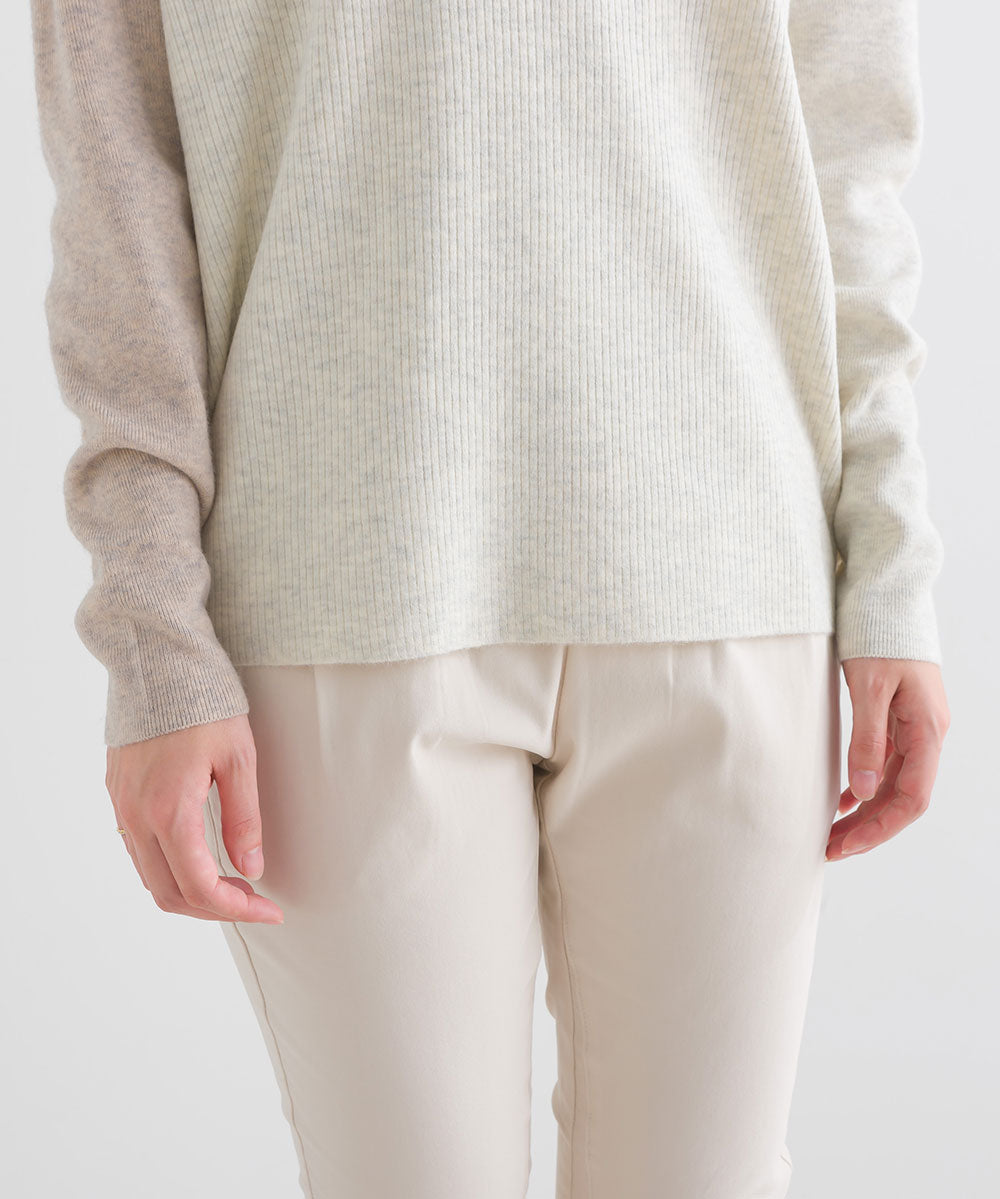 FURRY ウォッシャブルコクーン切替チュニック