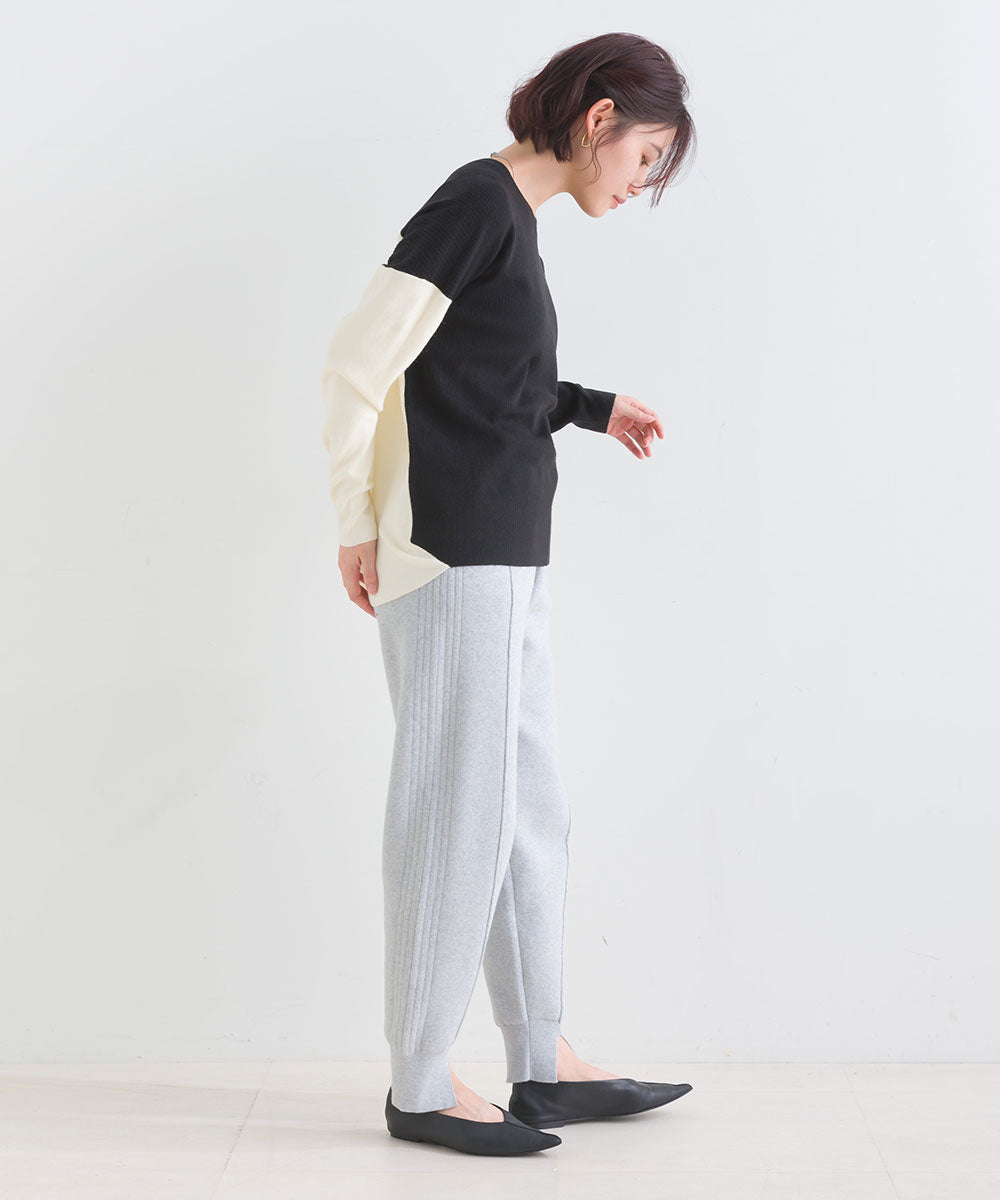 FURRY ウォッシャブルコクーン切替チュニック