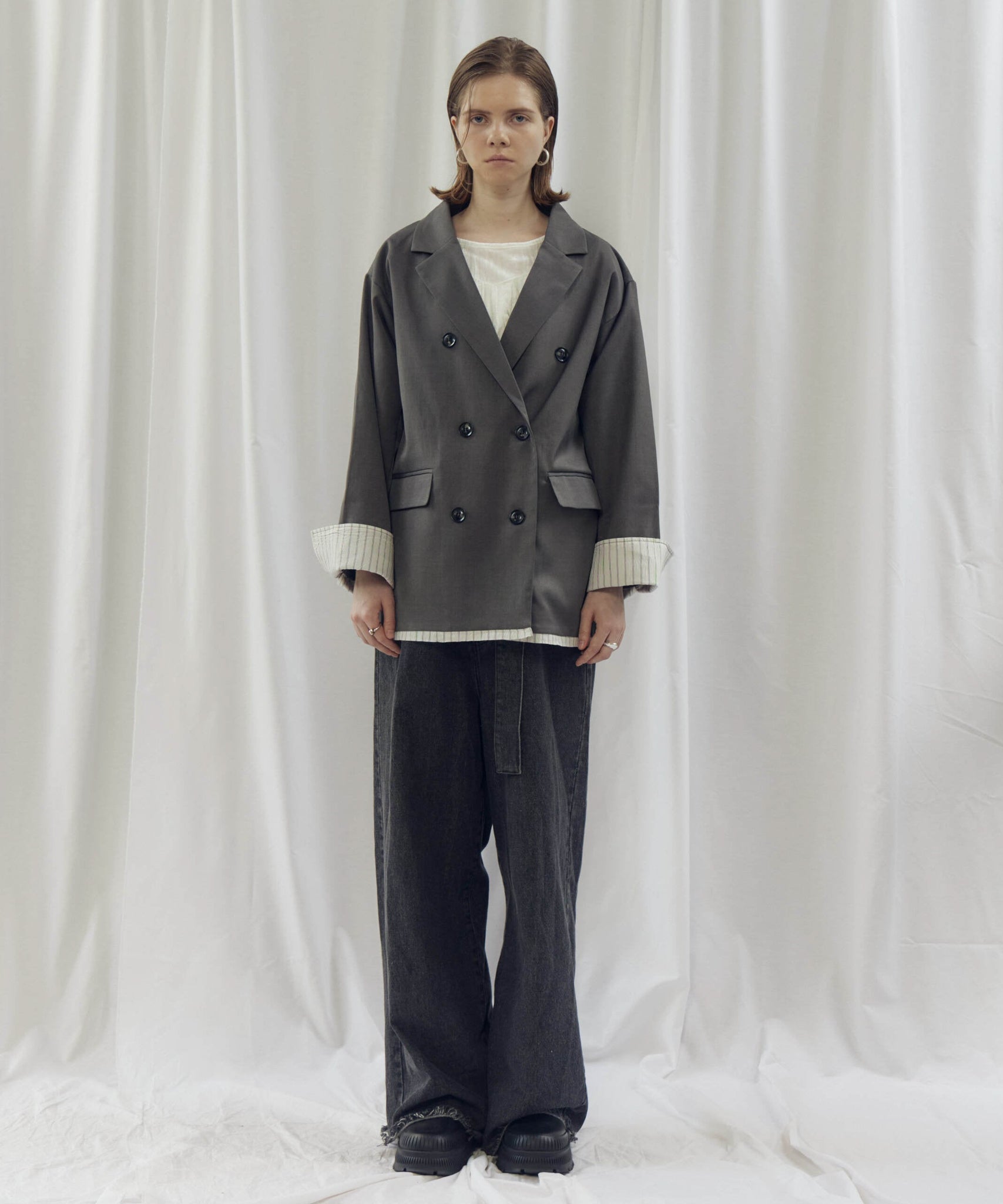 LAYERED DOUBLE TAILORED JACKET