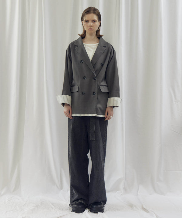 LAYERED DOUBLE TAILORED JACKET