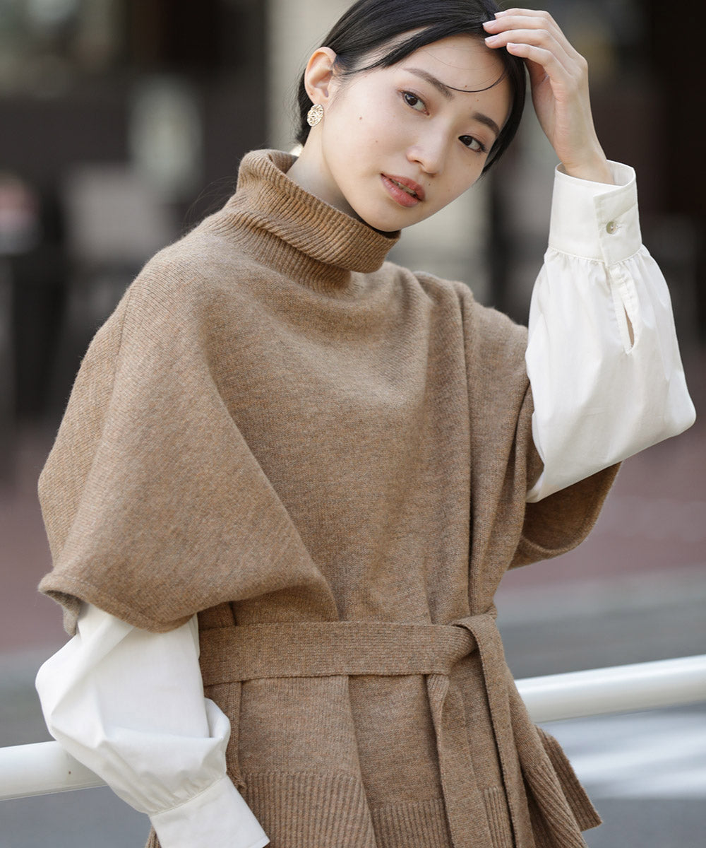BouJeloud ニットトップス×シャツワンピース