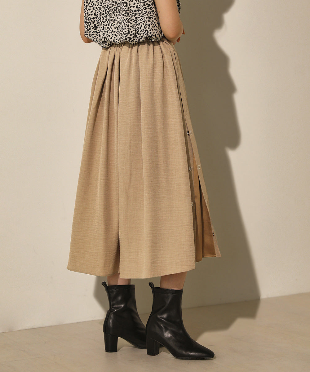 リングドット配色切り替えスカート