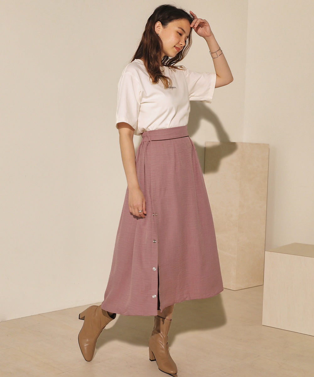 リングドット配色切り替えスカート