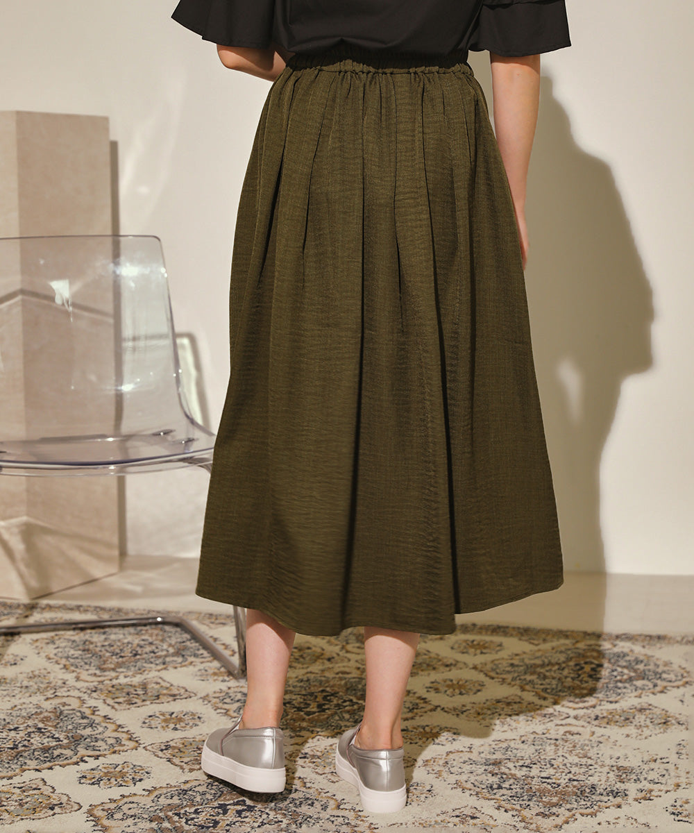 リングドット配色切り替えスカート