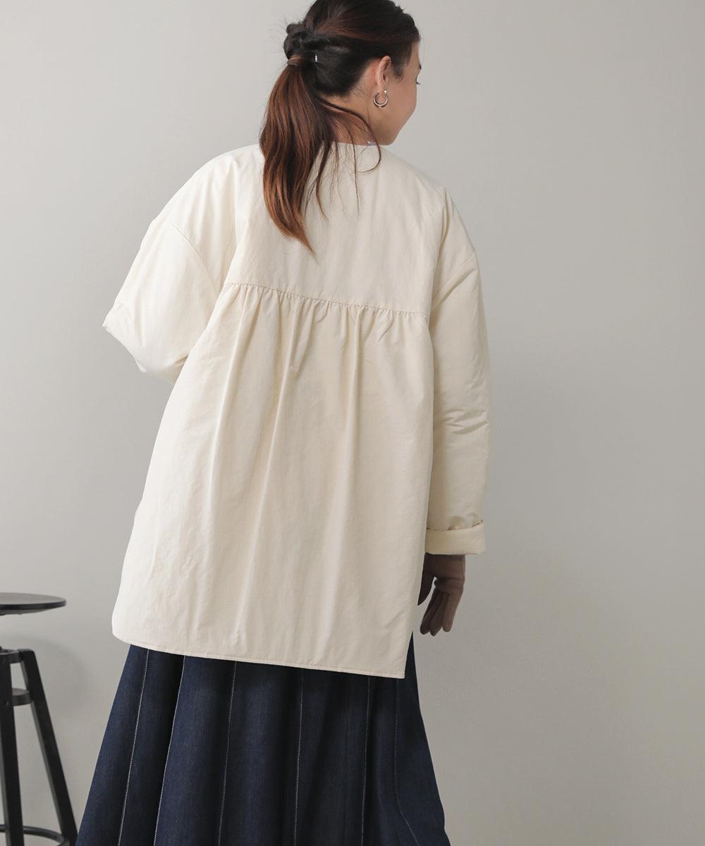 BouJeloud リバーシブル中綿コート