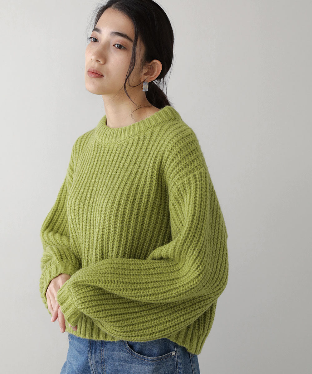 BouJeloud カラーエコポリニット
