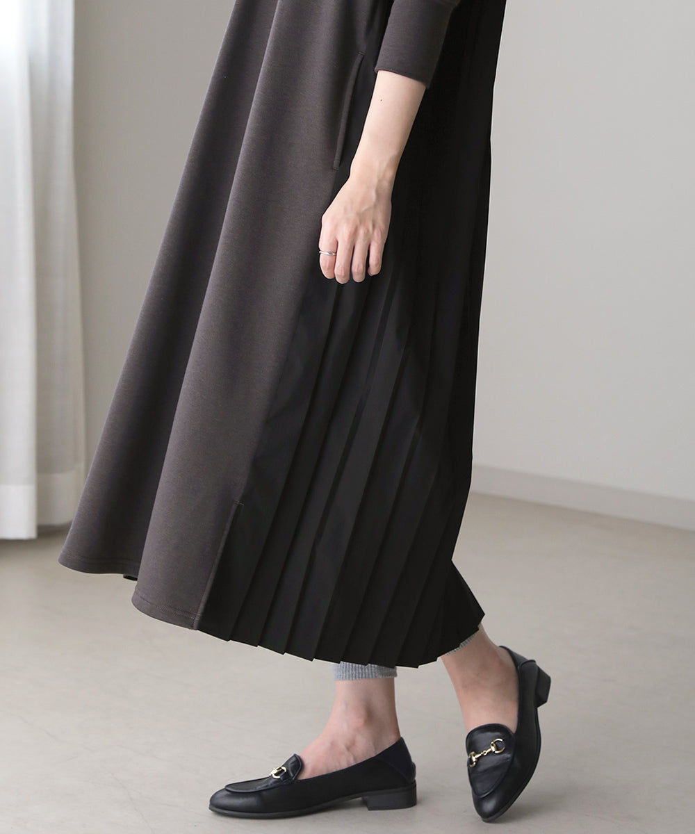 BouJeloud バックプリーツパーカーワンピース