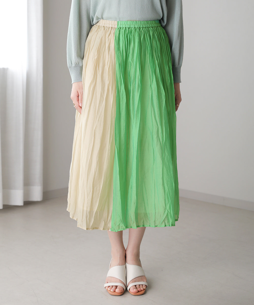BouJeloud シアープリーツスカート
