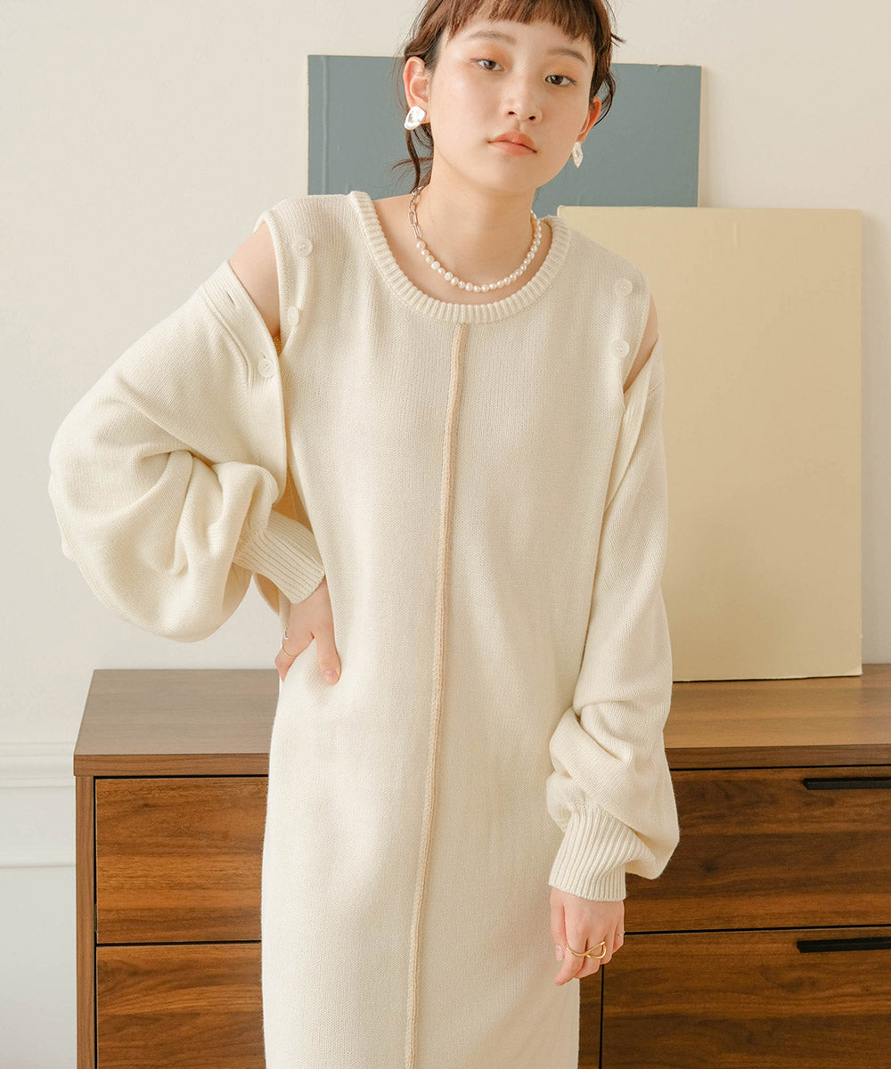 Bab ボレロ+センターラインワンピースセット