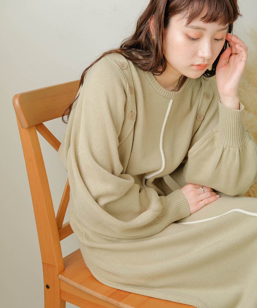Bab ボレロ+センターラインワンピースセット