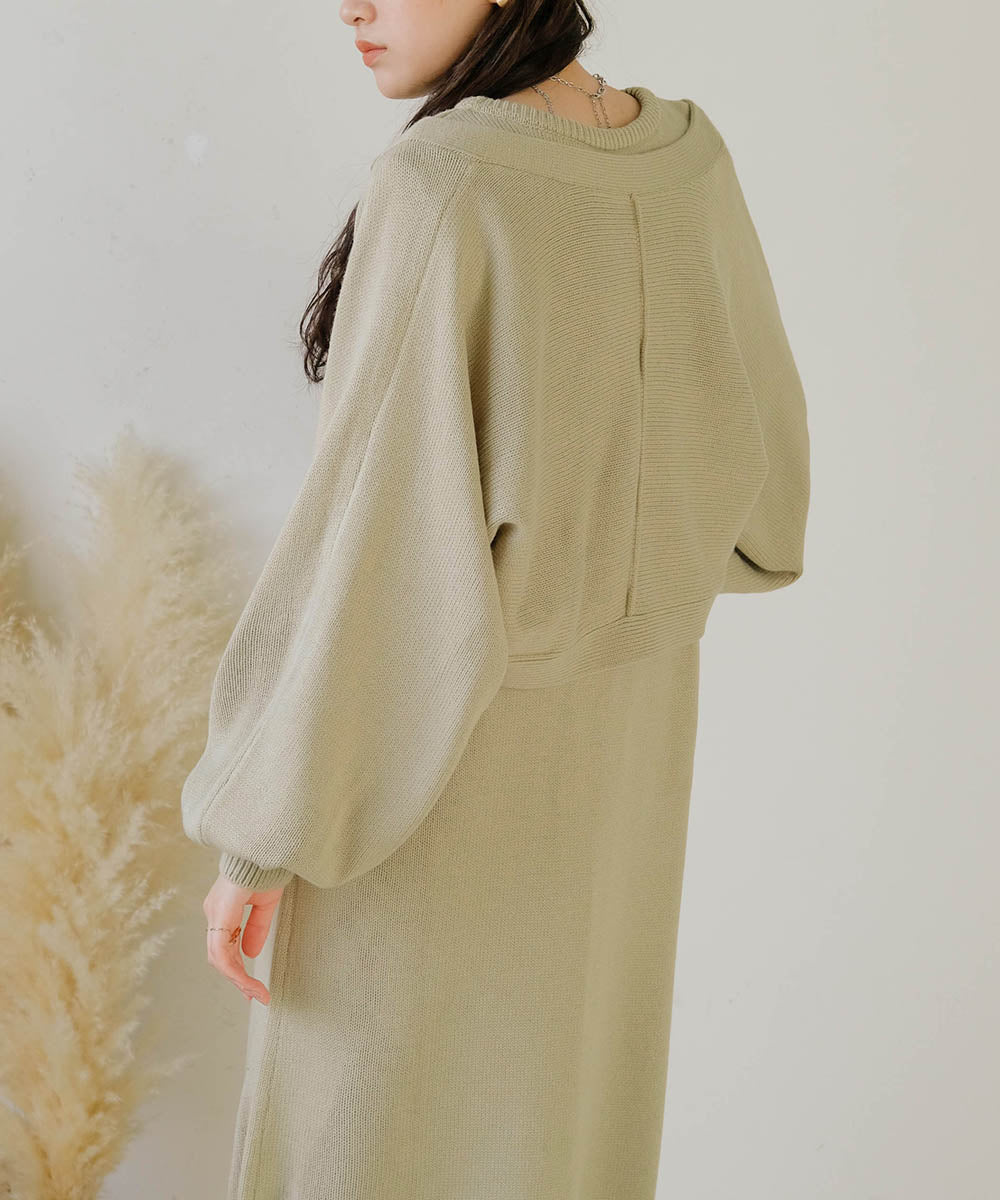 Bab ボレロ+センターラインワンピースセット