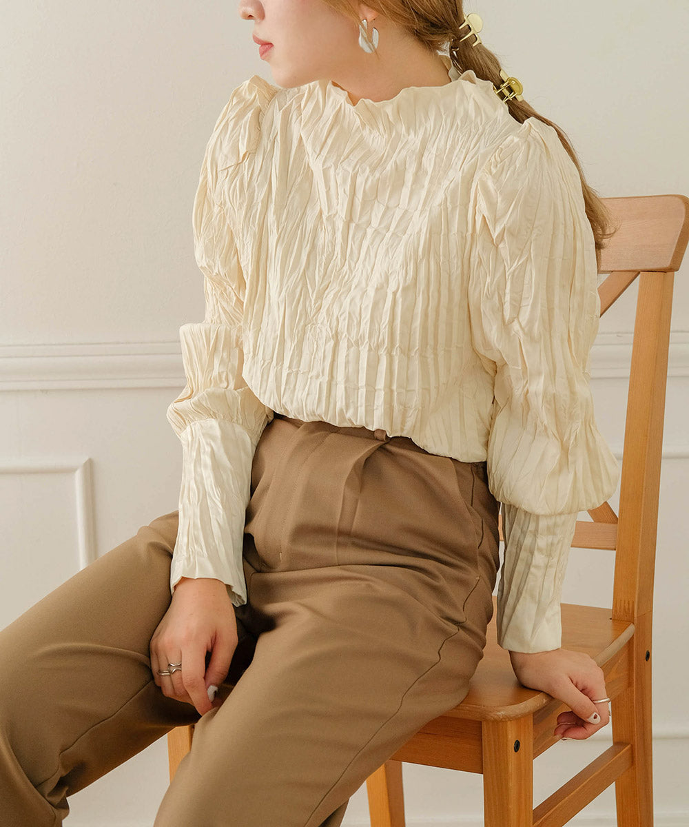 Bab【Bab×KANAMI】Washer Blouse