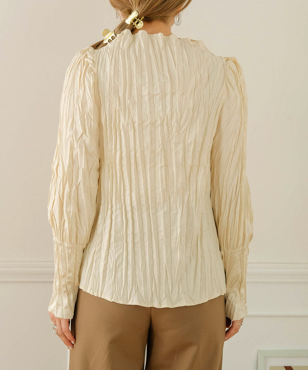 Bab【Bab×KANAMI】Washer Blouse