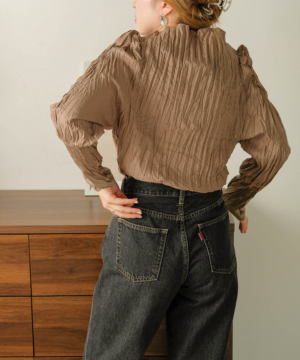 Bab【Bab×KANAMI】Washer Blouse
