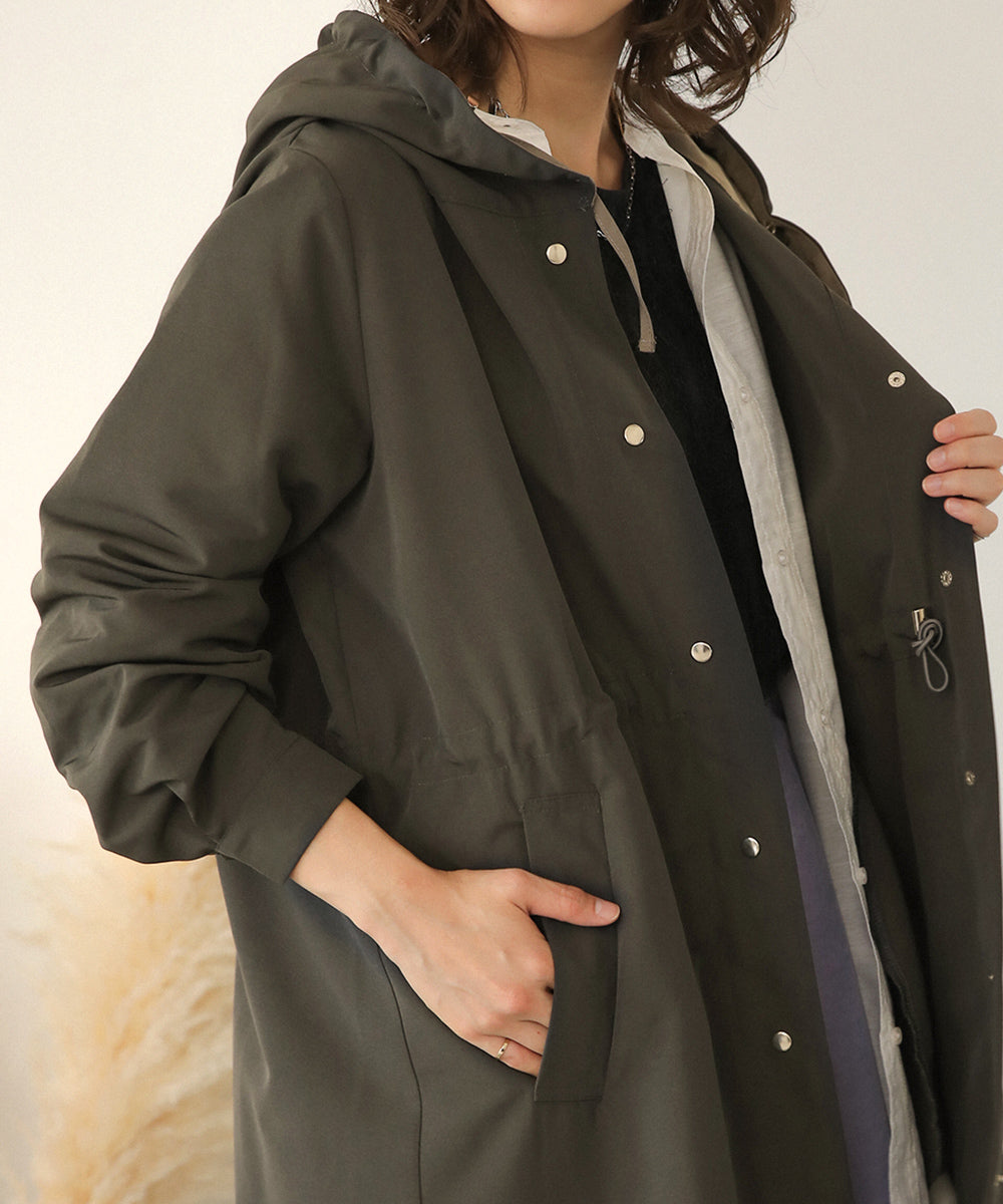 BouJeloud ロングフーディコート