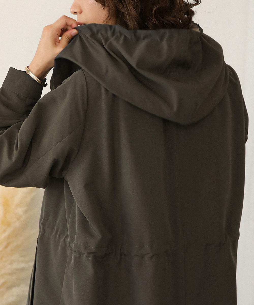 BouJeloud ロングフーディコート