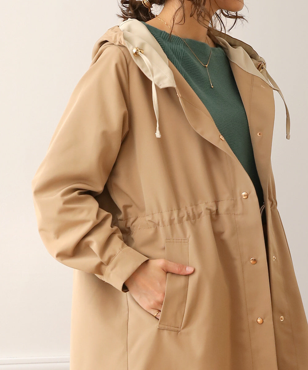 BouJeloud ロングフーディコート