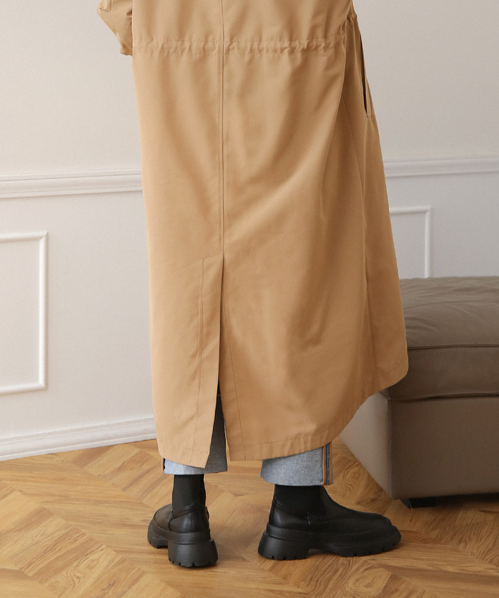BouJeloud ロングフーディコート