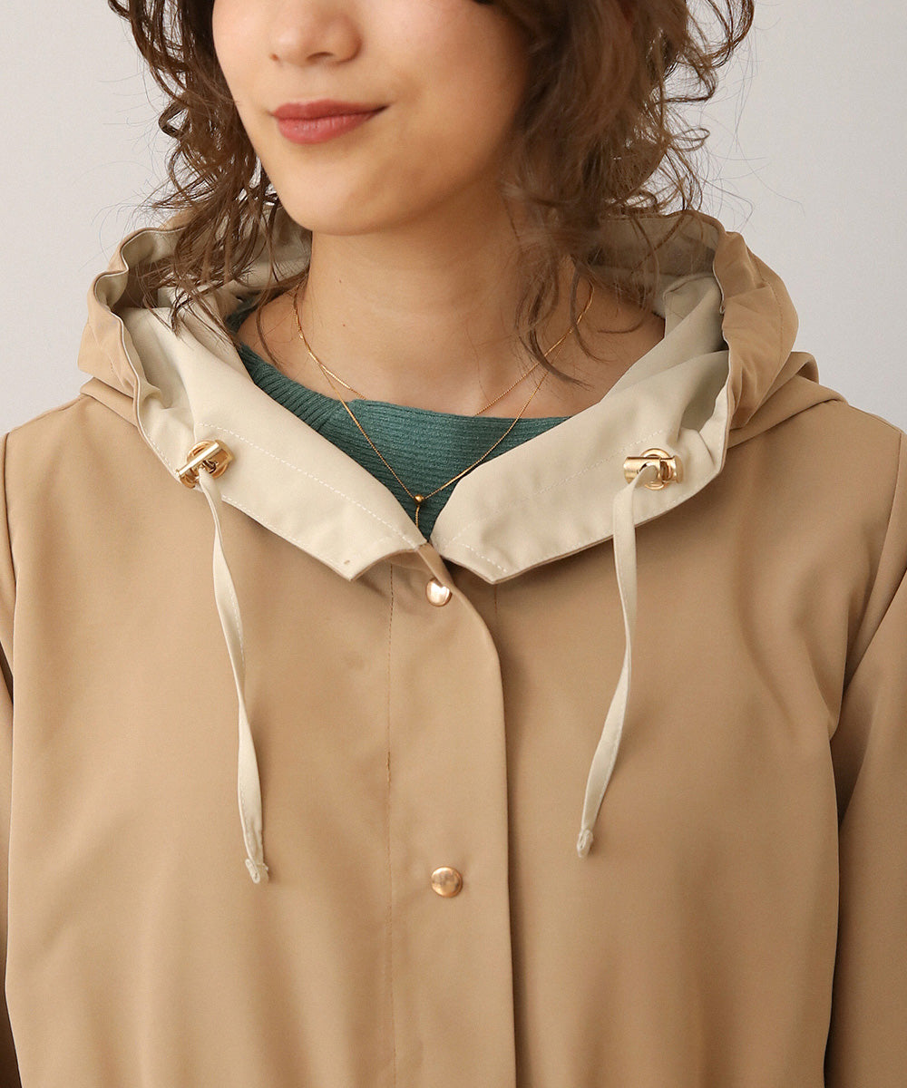 BouJeloud ロングフーディコート