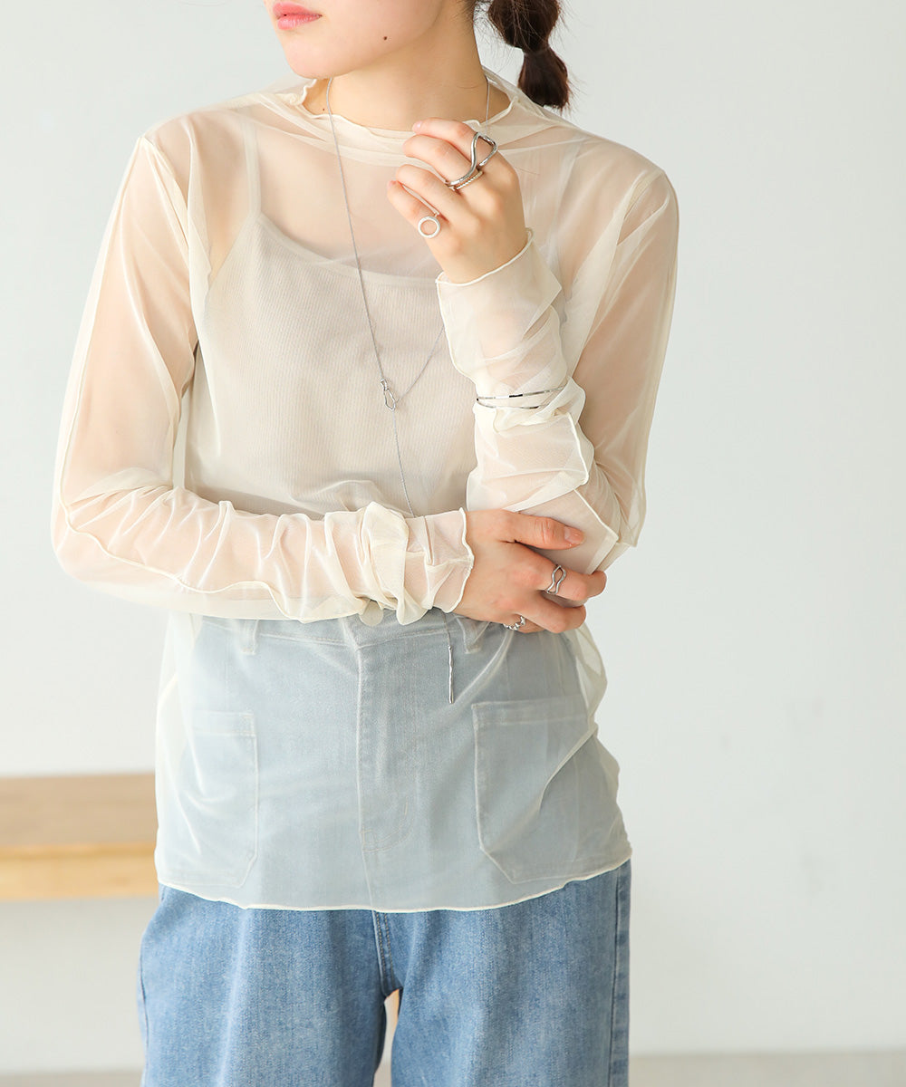 Bab ベーシックシアートップス【メール便280円】