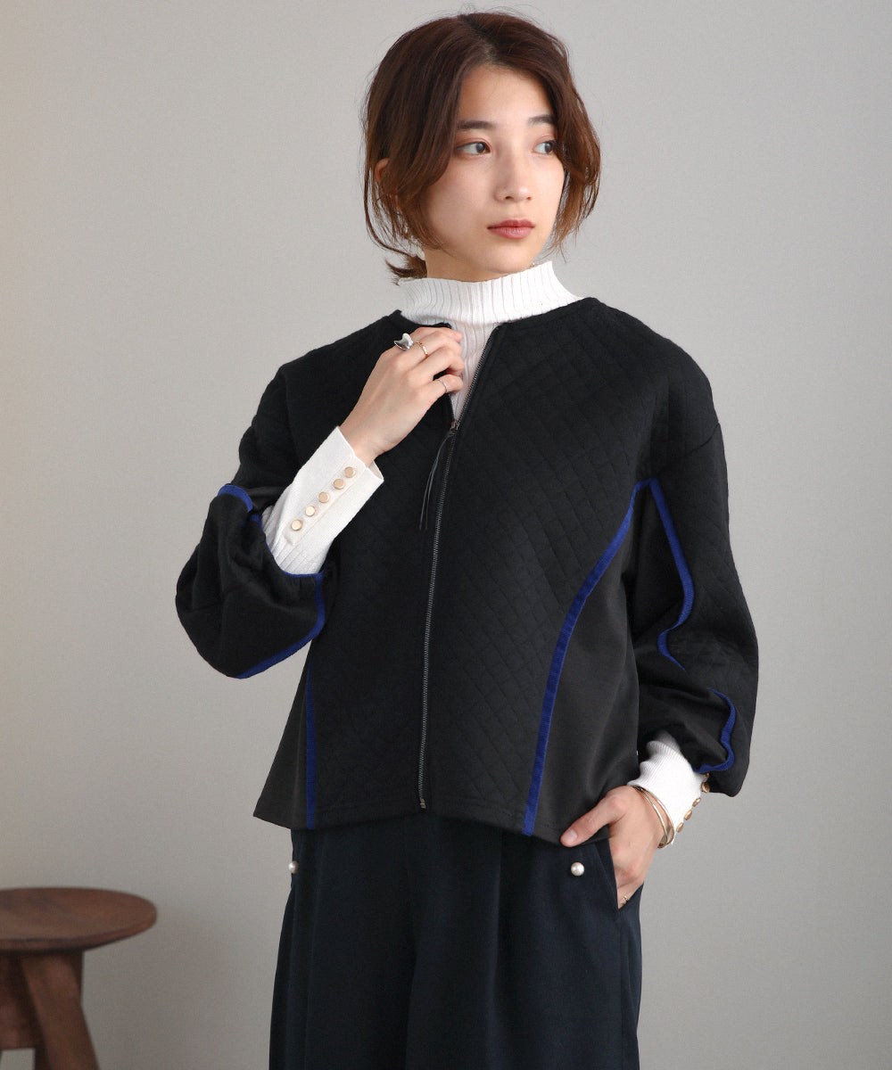BouJeloud ブロック切替前後2WAYトップス