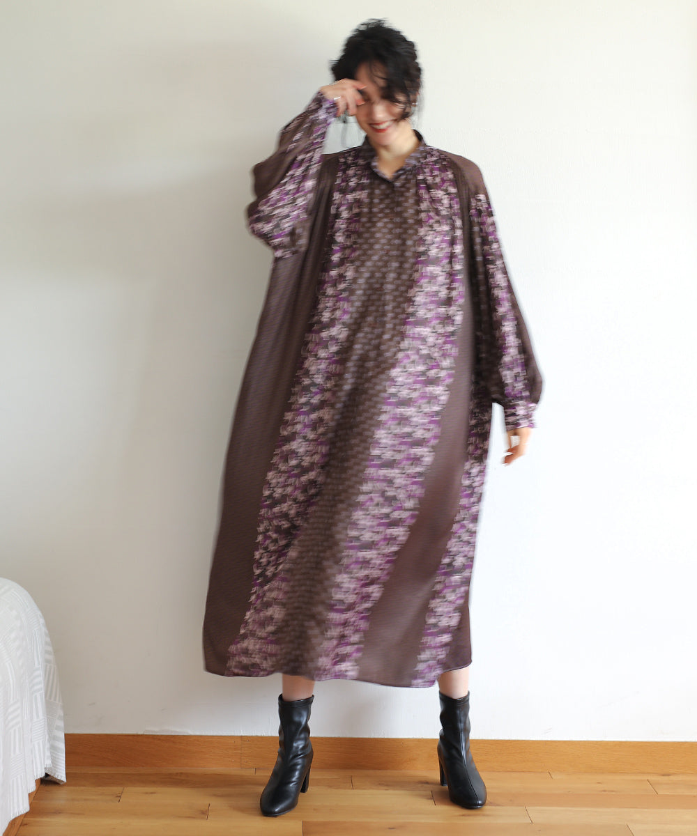 BouJeloud マルチパターン割繊ワンピース