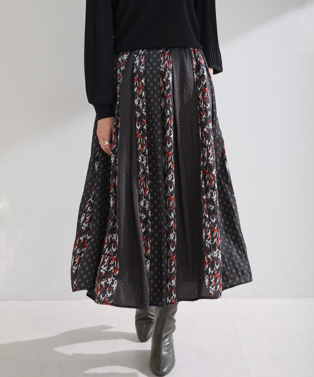 マルチパターン割繊スカート
