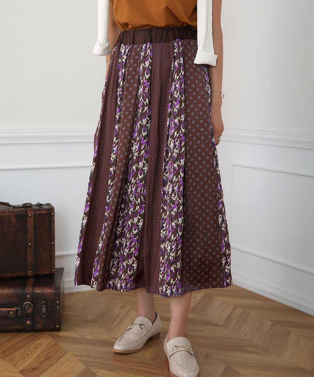 マルチパターン割繊スカート