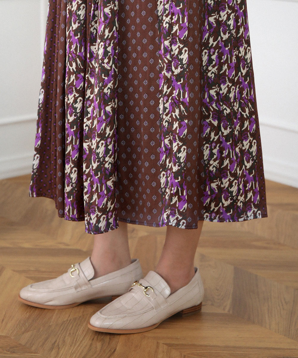 マルチパターン割繊スカート