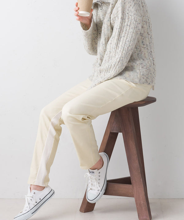 AILE AILE 裏起毛ストレッチスリムパンツ