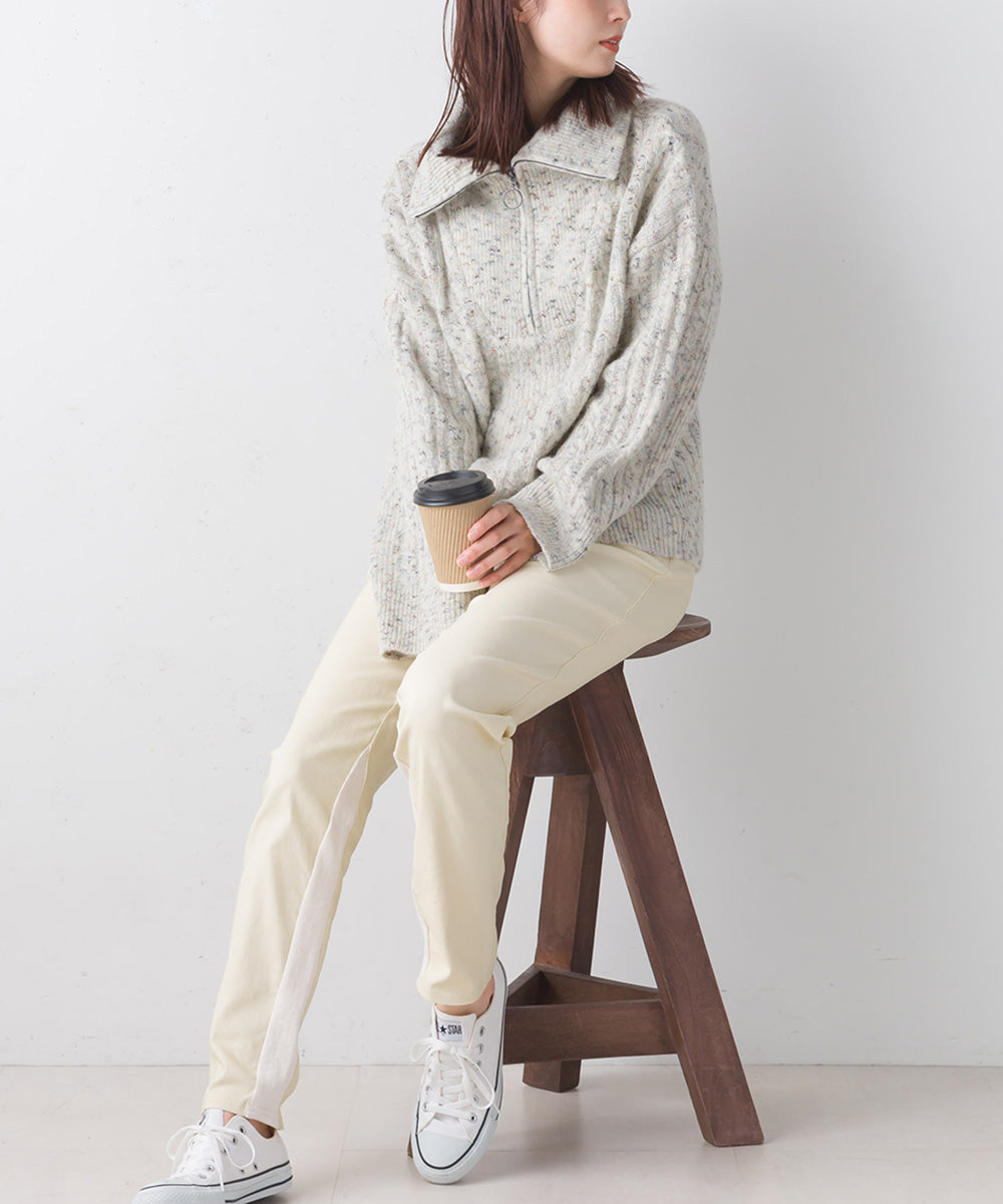 AILE AILE 裏起毛ストレッチスリムパンツ