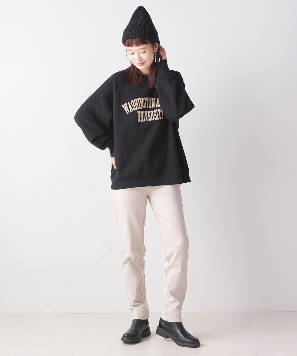 AILE AILE 裏起毛ストレッチスリムパンツ