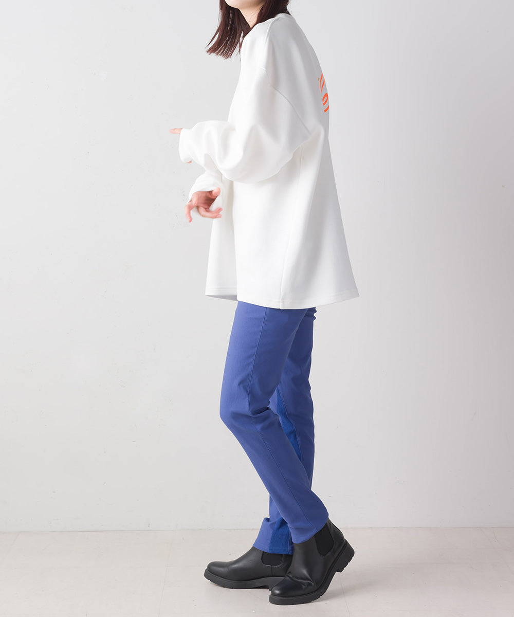 AILE AILE 裏起毛ストレッチスリムパンツ