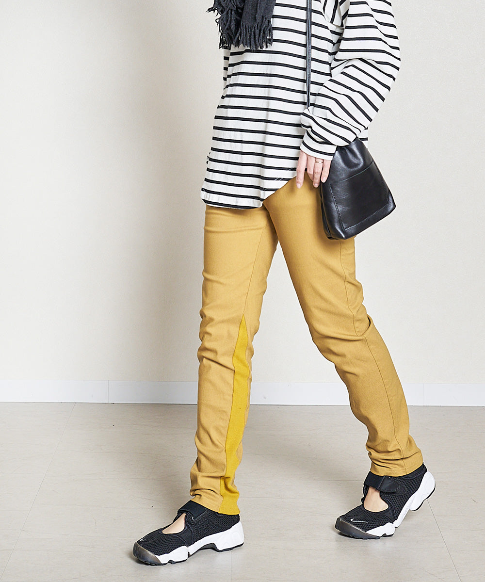 AILE AILE 裏起毛ストレッチスリムパンツ