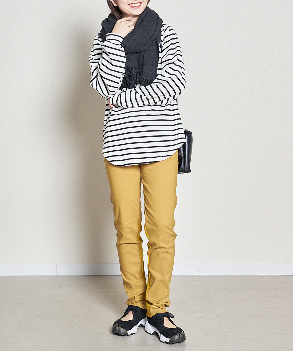 AILE AILE 裏起毛ストレッチスリムパンツ