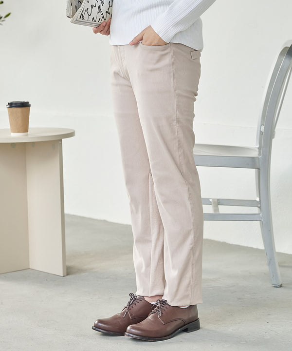 AILE AILE 裏起毛ストレッチスリムパンツ