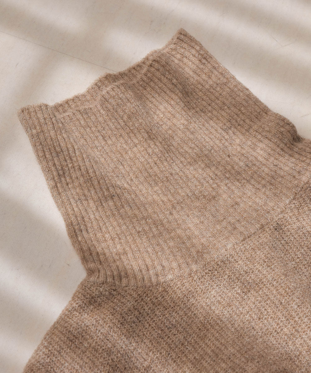 【AYACA×Bab】OPEN SHOULDER KNIT