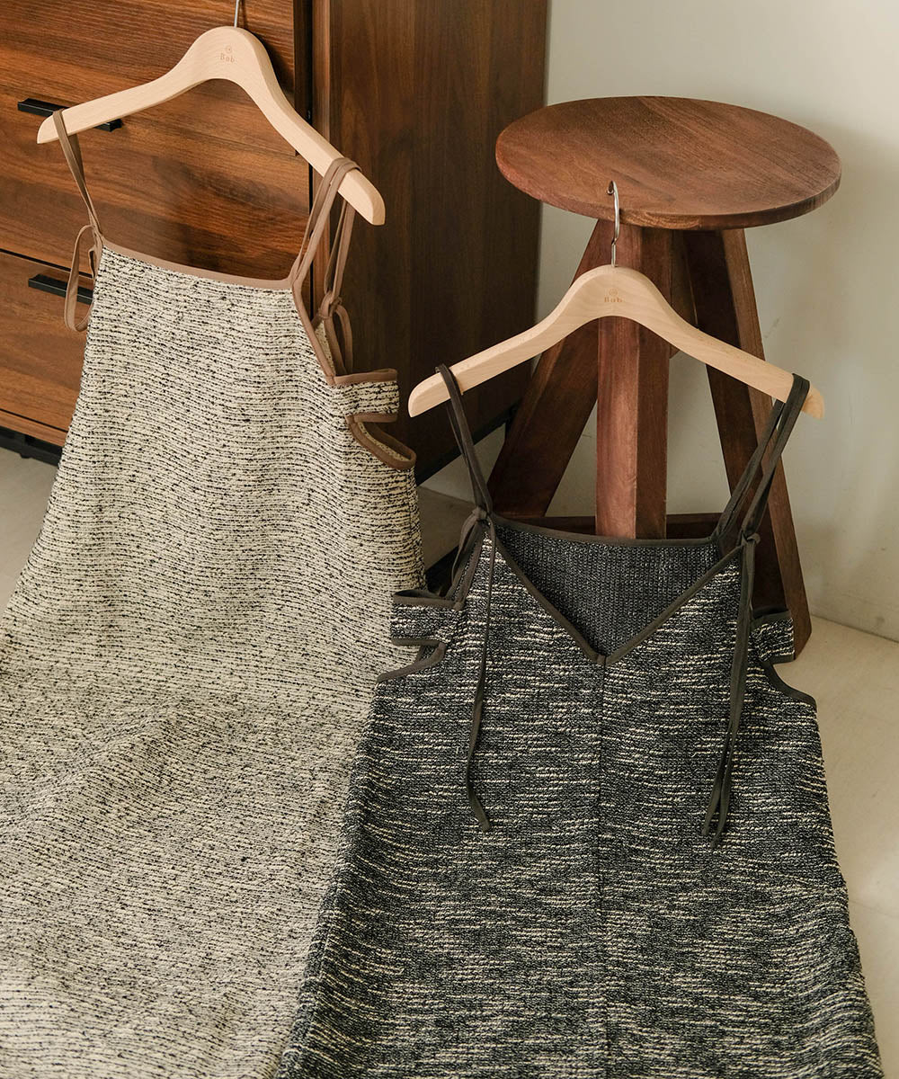 Bab 配色パイピングタイトキャミワンピース