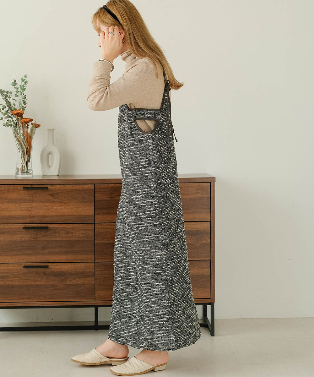 Bab 配色パイピングタイトキャミワンピース