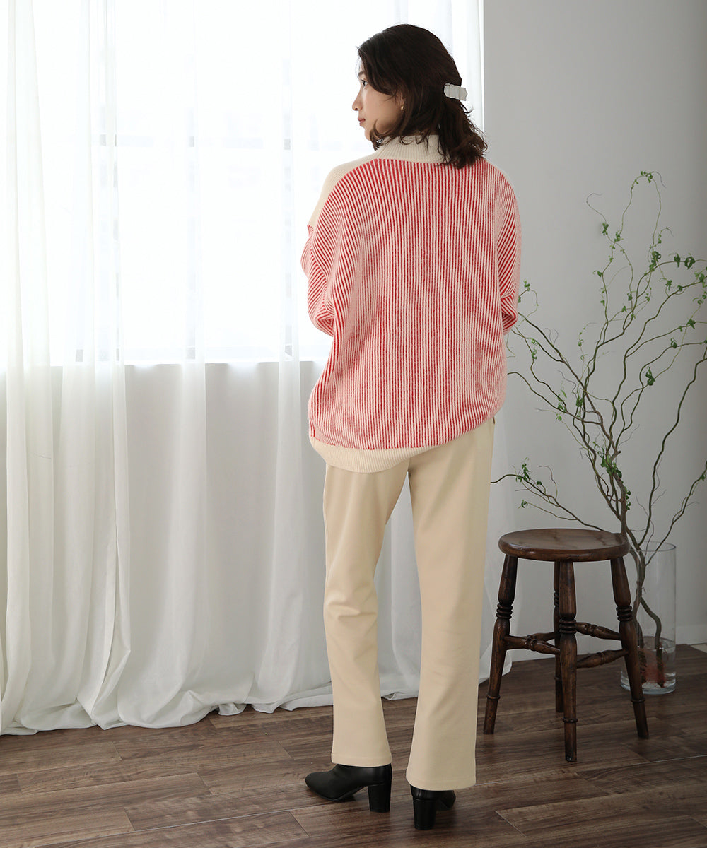 BouJeloud 裏起毛カルゼパンツ
