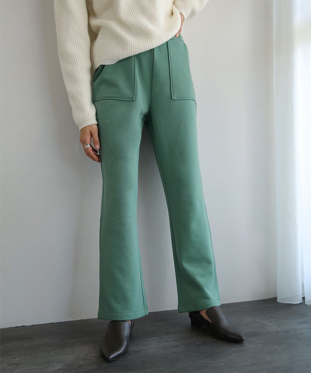 BouJeloud 裏起毛カルゼパンツ