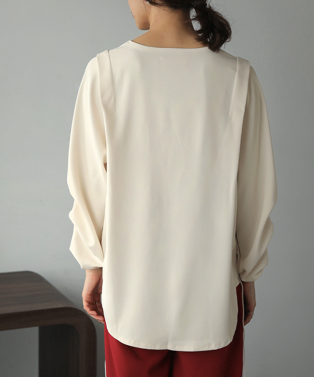 BouJeloud 袖コンシャスチュニック