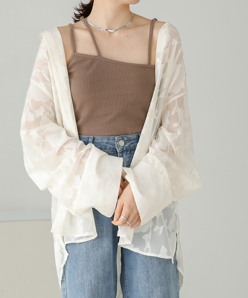 Bab カップ付きアシメキャミソール