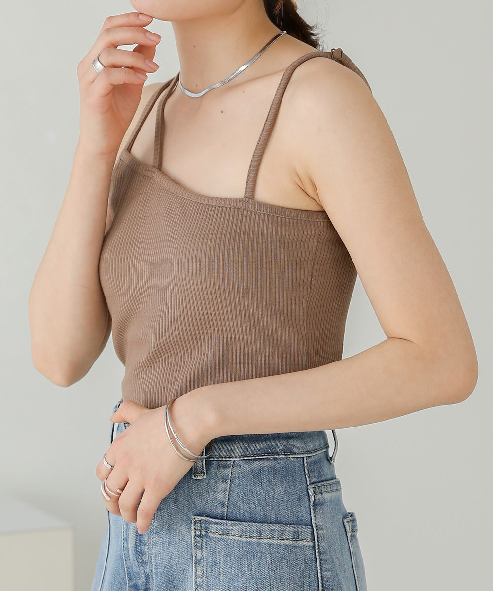Bab カップ付きアシメキャミソール